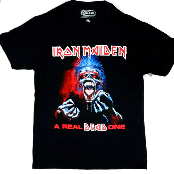 Iron Maiden A Real Dead One metal rock Official cottonT-Shirt 2XL XXL NWT - Picture 3 of 3